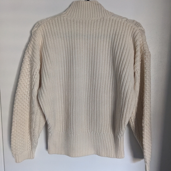 Sezane Amaury Sweater Écru S - Picture 4 of 8